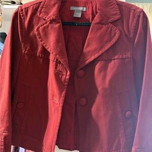 Ann Taylor Women's Deep Red Blazer